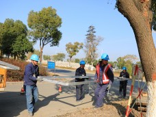 吳中區蒯祥路路燈114旁電纜井基礎維修