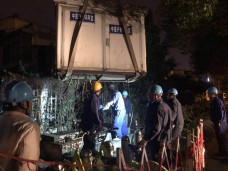 蘇苑變133蘭園線至迎春南路戶外環網室181倉電纜搶修，及迎春南路戶外環網室更換搶修