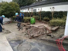 明溪路于蘇街交叉口東北角電纜井基礎維修