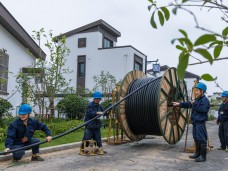 蘇州甪直平湖瑞園（獨墅禦湖）集抄箱至戶内配電箱電纜通道（含電纜敷設）