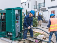 蘇州甪直平湖瑞園（獨墅禦湖）集抄箱至戶内配電箱電纜通道（含電纜敷設）