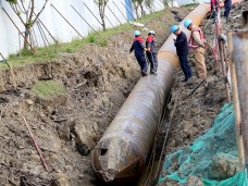 江蘇蘇州湖東110千伏變電站3号主變擴建工程線路工程頂管部分